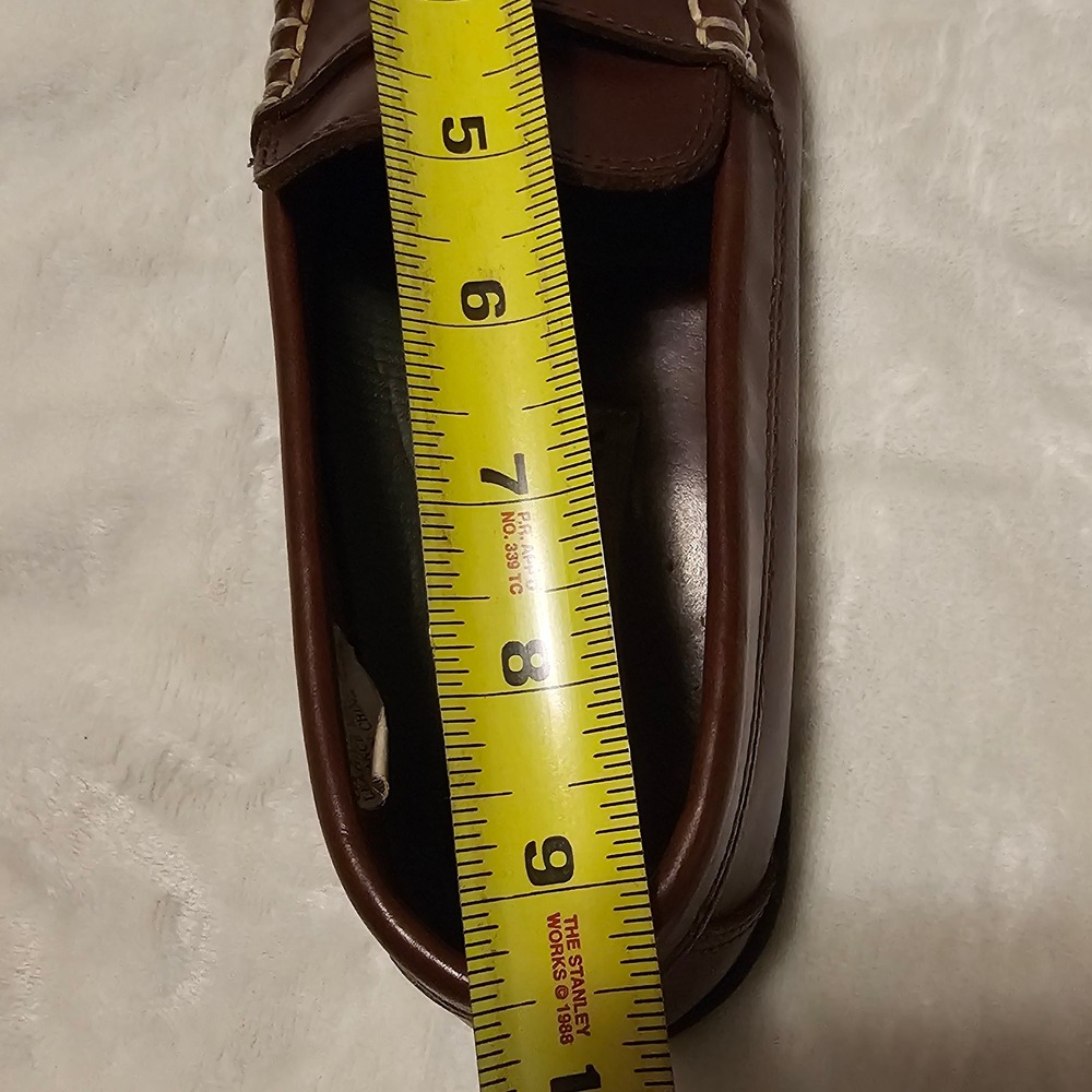 High Sierra Leather Penny Loafers Classic Slip On Shoes Brown Women's Size 8M - Picture 7 of 11
